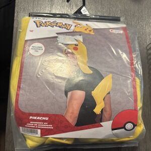 Adult Pokemon Pikachu Costume Accessory‎ Kit Headpiece & Tail NEW Comicon Gofest
